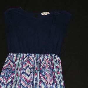 Aztec Patterned Maxi Dress